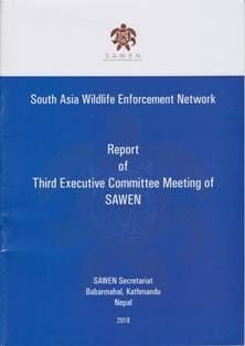 Cover of Report of Third Executive Committee Meeting of SAWEN
