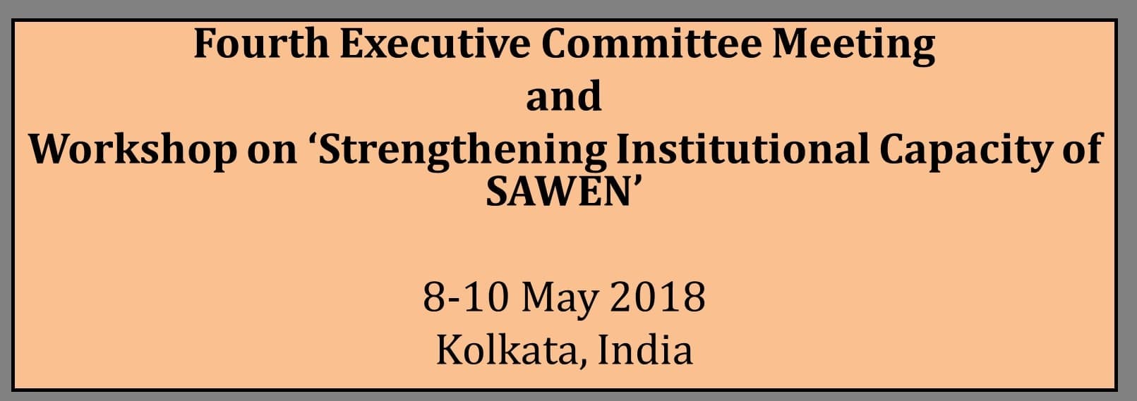 Image for Fourth Executive Committee Meeting and Institutional Capacity Workshop